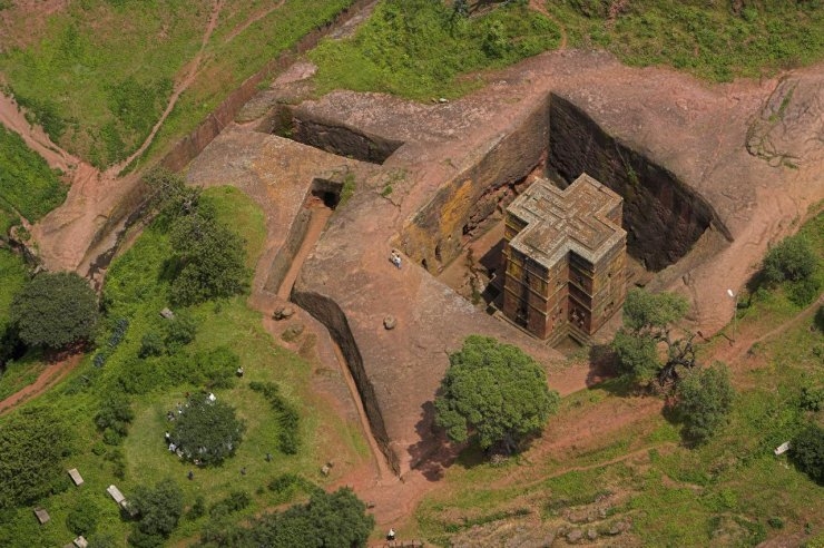 Удивительная церковь Святого Георгия в Эфиопии