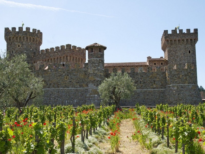 Кастелло ди Амороса: отображение старинных итальянских замков (США)
