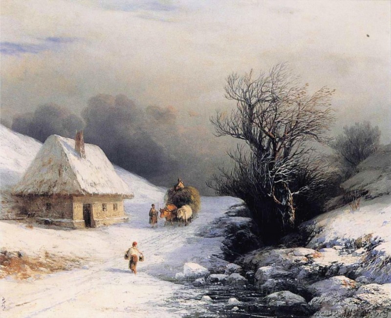 Зимние пейзажи И. Айвазовского