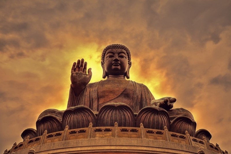 Статуя Будды в Гонконге, Китай