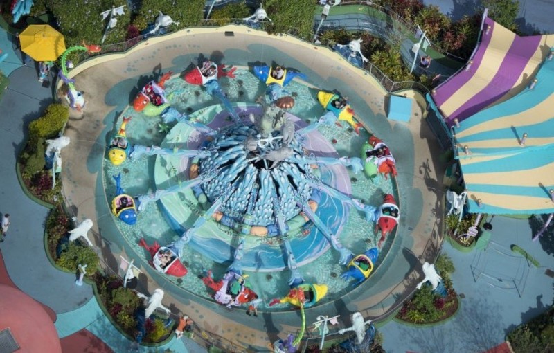 Парк развлечений Орландо Мир студии «ЮНИВЕРСАЛ» с высоты птичьего полета