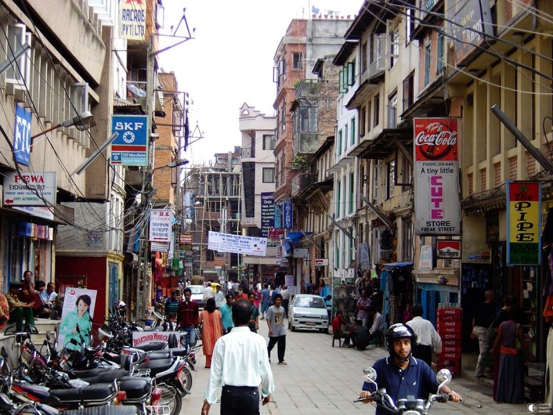 Фрик-стрит - самая популярная улица Катманду