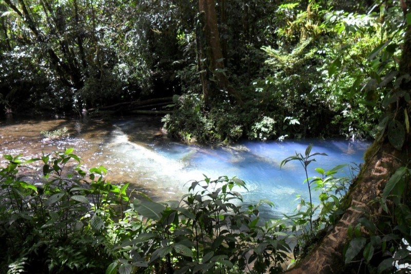 Селеста - река с бирюзовой водой