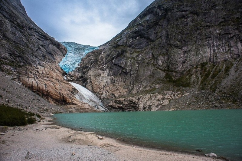 Ледник Бриксдаль в Норвегии