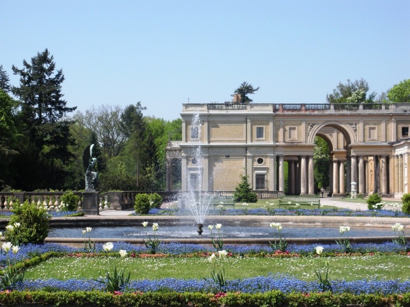 Дворцовый парк Сан-Суси в Потсдаме