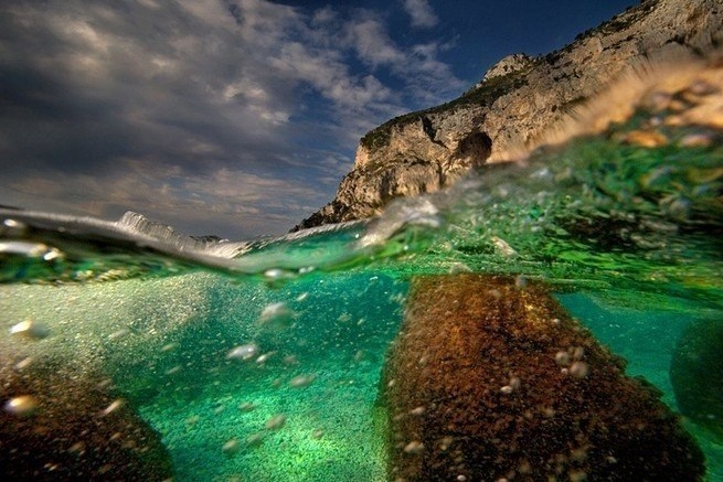 Полуподводная съёмка от Alessandro Catuogno