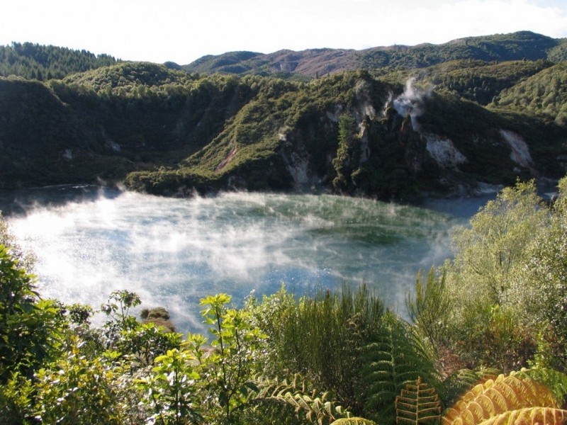 Озеро Frying Pan, Новая Зеландия