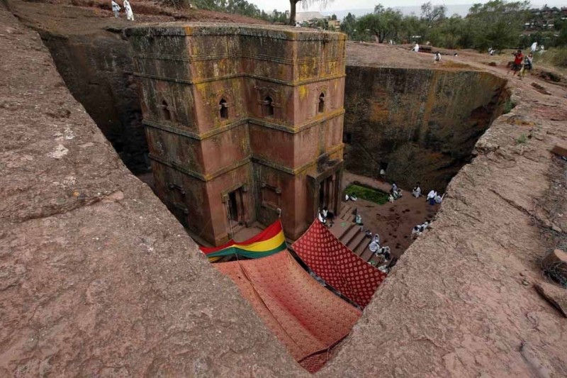Удивительная церковь Святого Георгия в Эфиопии