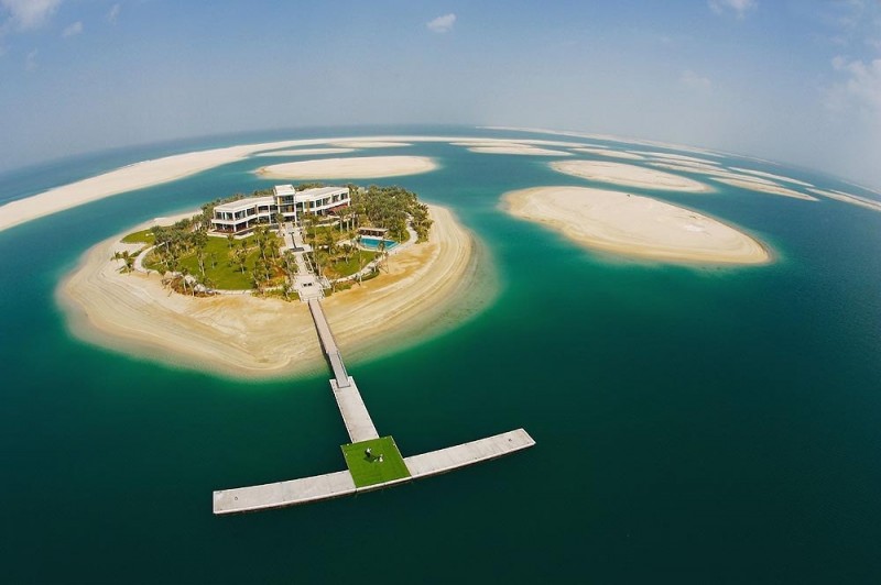 Так выглядит частный остров Михаэля Шумахера, Дубай, ОАЭ