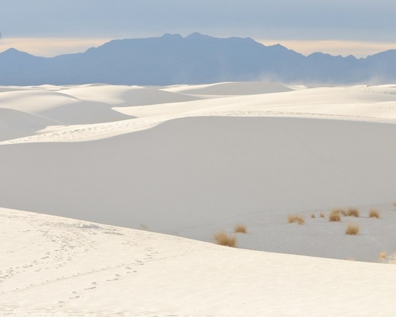 Ослепительно-белый песок в Нью-Мексико