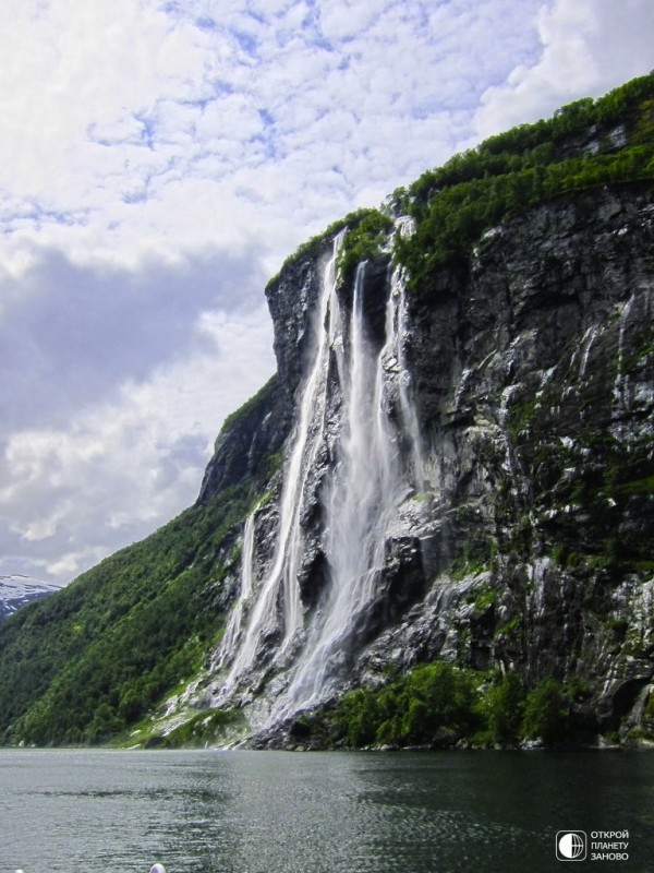 Изумительные водопады Гейрангерфьорда