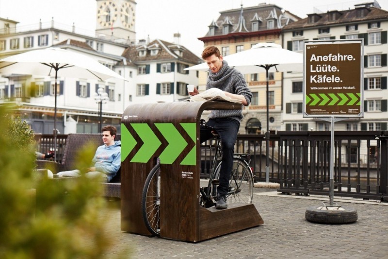 Велокафе в Цюрихе
