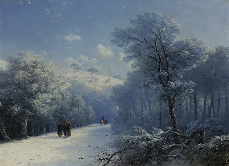 Зимние пейзажи И. Айвазовского