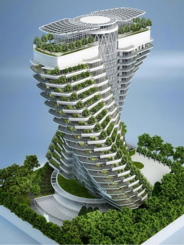 Башня Agora Garden в Тайване Башня Agora Garden в Тайване