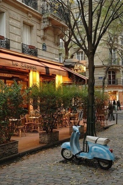 Очаровательные улочки Парижа.