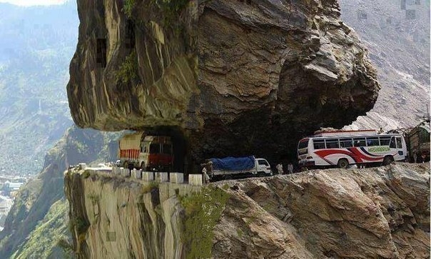 Одна из самых опасных дорог в мире, Химашал, Индия