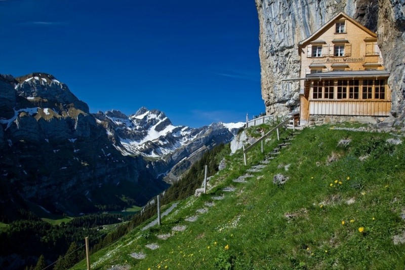 Горный отель Berggasthaus Aescher (Швейцария)