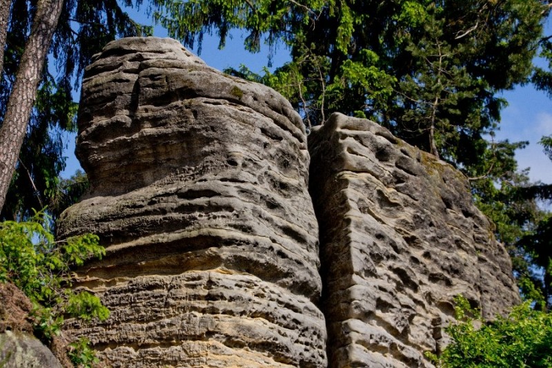 Впечатляющие Праховские скалы в Чехии