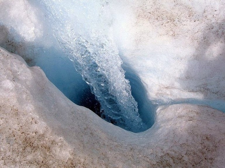 Мулены: водосточные колодцы ледников