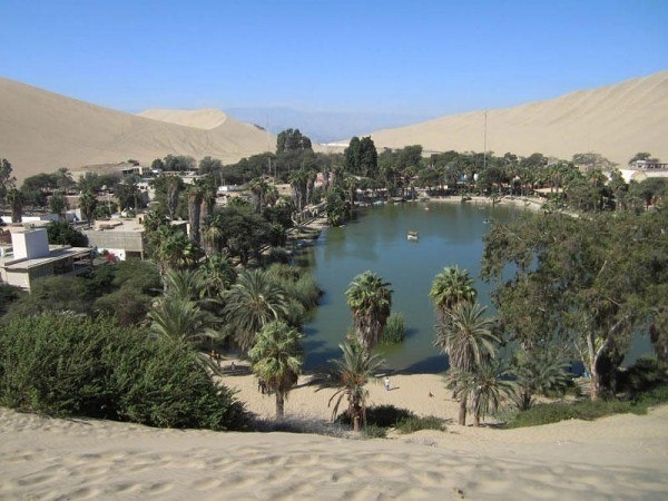 Перуанский Оазис в пустыне