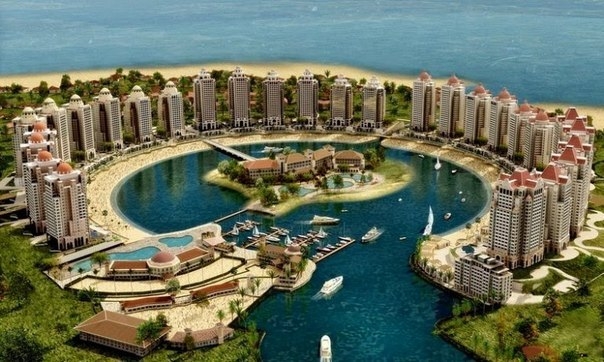 Искусственный остров в Катаре