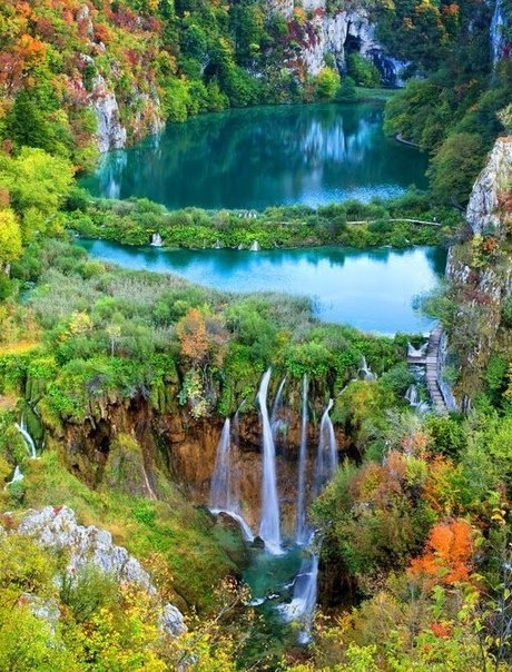 Первозданная красота Плитвицких озер, Хорватия