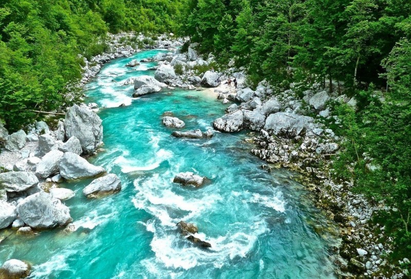 Река Соча: изумрудная красавица Словении