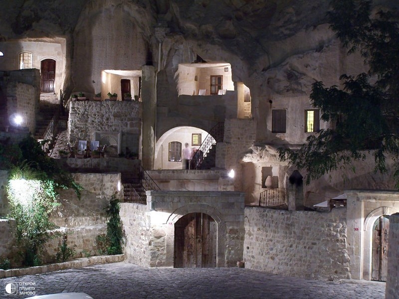 Yunak Evleri - отель в скалах Каппадокии