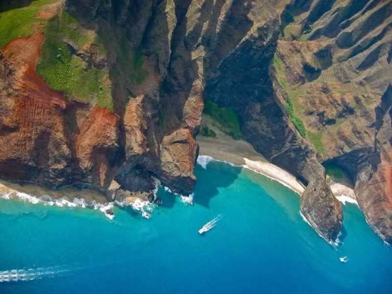 Уединенный пляж Honopu, Гавайи
