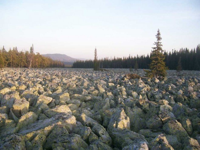 Курумы: Каменные реки Урала, Россия