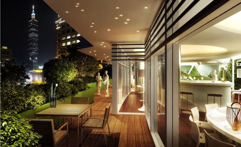 Башня Agora Garden в Тайване Башня Agora Garden в Тайване