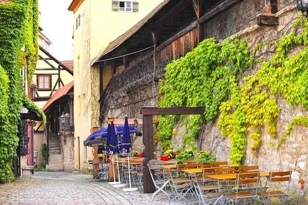 Очаровательный сказочный городок Берхинг в Баварии, Германия