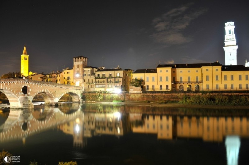 Один из красивейших городов в Италии - Верона.