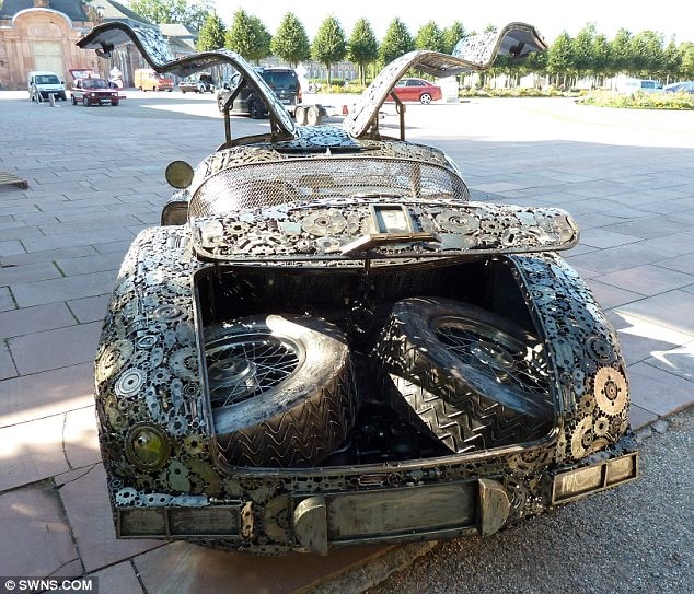 Mercedes Uhlenhaut Coupe из металлолома, Германия