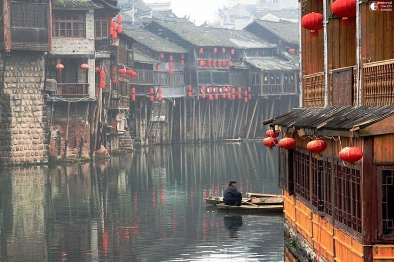 Древний китайский городок Фэнхуан