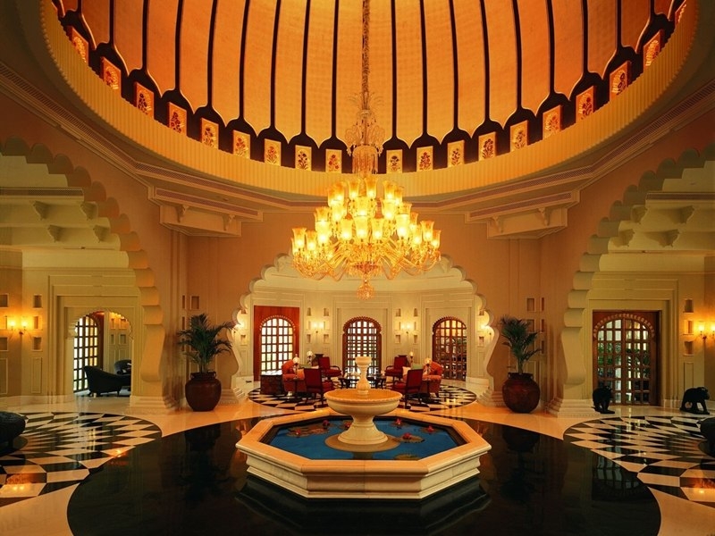 Отель Oberoi Udaivilas - самый шикарный отель в Индии