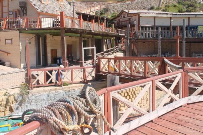 Деревня Попай - комплекс развлечений в честь фильма, бухта Анкор-Бэй, Меллиеха, Мальта