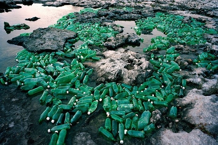 «Выброшенные на берег»: яркие и пугающие инсталляции из пластикового мусора