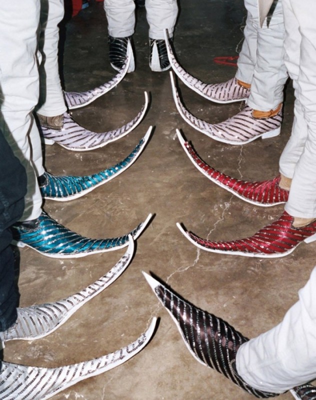 Мексиканские длинноносые туфли