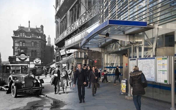 Лондон тогда и сейчас. Фотографии сделанные более 100 лет назад в современных снимках