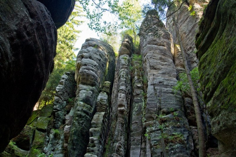 Впечатляющие Праховские скалы в Чехии
