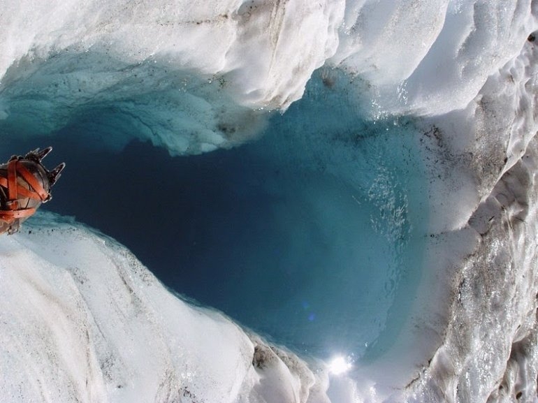 Мулены: водосточные колодцы ледников
