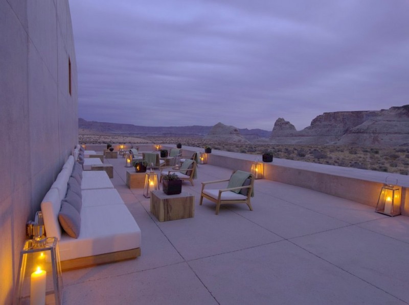 Отель Amangiri среди каньонов Юты. Отель Amangiri среди каньонов Юты.