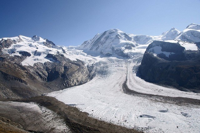 Ледник Горнер, Швейцария