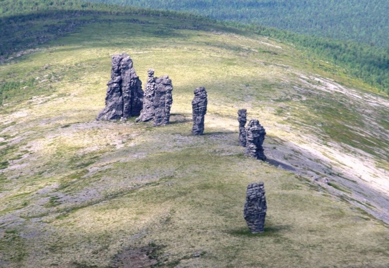 Каменное чудо среди Уральских гор