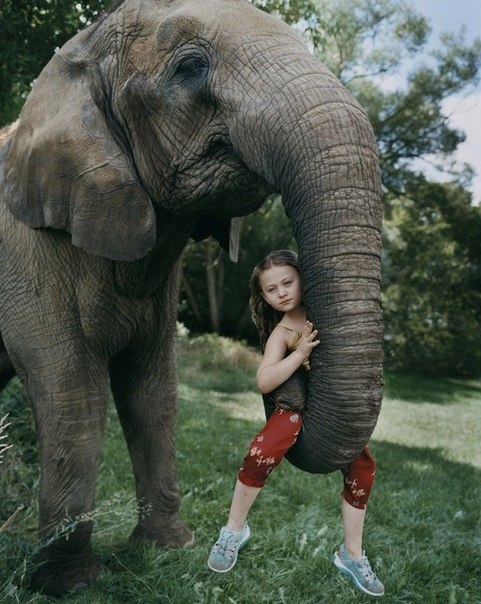 Фотограф из Нью-Джерси Робин Шварц уже в течение 10 лет фотографирует свою дочь Амелию с различными 