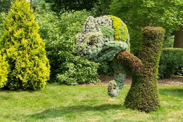 Выставка цветочных скульптур в Ботаническом саду Монреаля