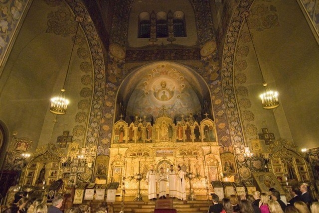 Николаевский собор в Ницце, Франция.