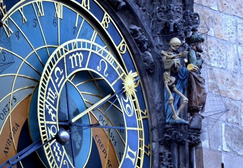 Прага - главные часы Чехии
