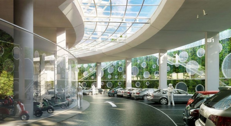 Башня Agora Garden в Тайване Башня Agora Garden в Тайване